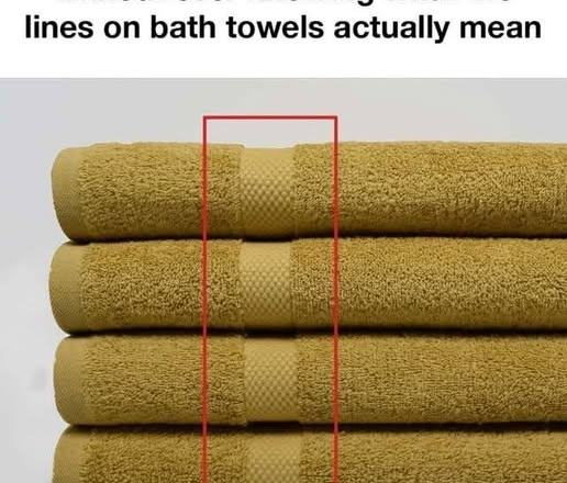The Truth About Those Mysterious Lines on Towels
