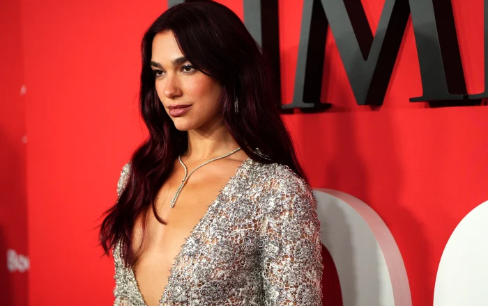 Dua Lipa Turns Heads With Stunning Red Outfit