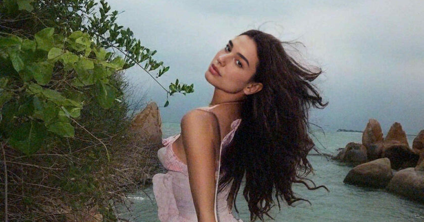 Dua Lipa Embraces Nature in Ethereal Tropical Look