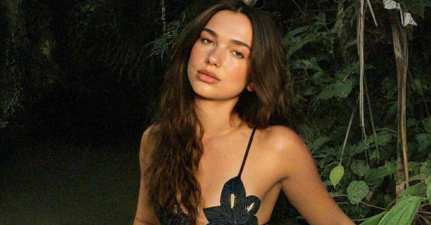 Dua Lipa Heats Things Up in Bold Black Bikini Photoshoot