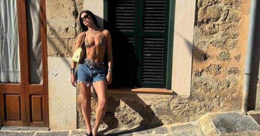 Dua Lipa Turns Heads in Fierce Leopard Bikini Look