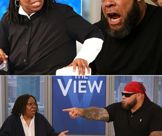 If You’re Afraid Of The Truth, Maybe You Shouldn’t Be Sitting At This Table!” — Fox News’ Tyrus Shouts At Whoopi In One Of The Most Explosive Live TV Moments Ever Caught On Air. The bitter truth bomb stunned the studio into silence—and left America in total shock. Just seconds after accusing The View hosts of “weaponizing race and choking out real diversity,” the screen suddenly went black. “Cut it. Cut it NOW,” producers were heard screaming inside the control room. The broadcast vanished without warning. One staffer later revealed, “They never expected him to fight back. But he did. And they panicked.