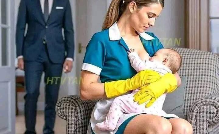 Millionaire found his employee breastfeeding his baby and Said