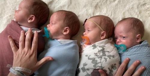 Couple Adopts Four Siblings From Foster Care Only To Discover They’re Expecting Quadruplets