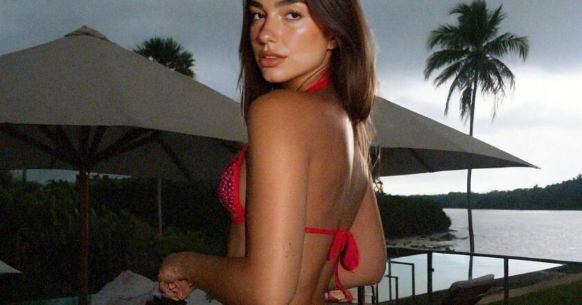 All Eyes on Her: Dua Lipa’s Rear-View Bikini Stunner