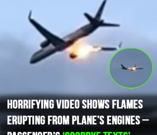 Video shows flames erupting out of plane’s engines – passengers sent ‘goodbye texts’