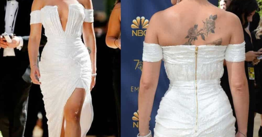 Scarlett Johansson’s Stunning Back Tattoo Steals the Spotlight at the Emmys